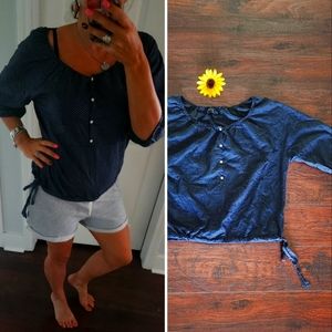 GAP POLKA DOTS TOP ⚫️